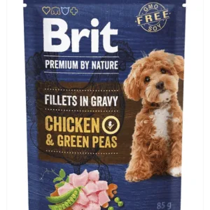 Comanda online BRIT Premium By Nature Dog Fillets in Gravy 24x85g hrana umeda caini