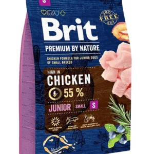 Comanda online BRIT Premium By Nature Junior Small S 3 kg