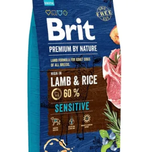 Comanda online BRIT Premium By Nature Sensitive Lamb 8 kg