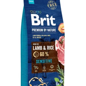 Comanda online BRIT Premium By Nature Sensitive Lamb hrana uscata caini adulti cu tract digestiv sensibil