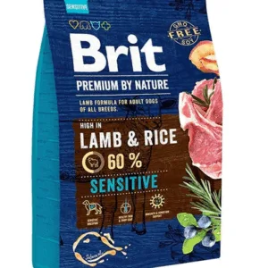 Comanda online BRIT Premium By Nature Sensitive Lamb hrana uscata caini adulti cu tract digestiv sensibil