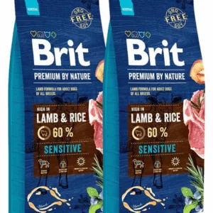 Comanda online BRIT Premium By Nature Sensitive Lamb hrana uscata caini adulti cu tract digestiv sensibil
