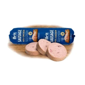 Comanda online BRIT Premium Sausage cu pui 800g