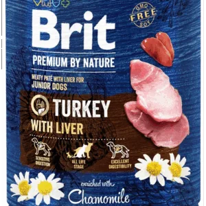 Comanda online BRIT Premium by Nature 800 g curcan si ficat