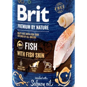 Comanda online BRIT Premium by Nature Fish&Fish Skin 400 g Conserva hrana pentru caini