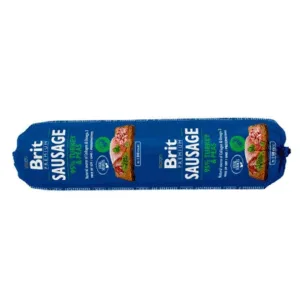 Comanda online BRIT Sausage Chicken Turkey & Pea 800 g
