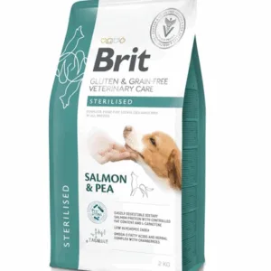 Comanda online BRIT Veterinary Care Dog Gluten Grain free Sterilised 2 kg hrana pentru caini sterilizati