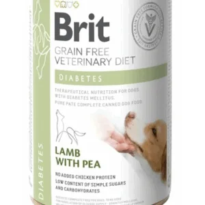 Comanda online BRIT Veterinary Diet Diabetes Lamb&Pea hrana caini diabetici 400g