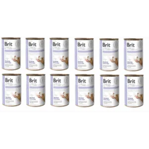 Comanda online BRIT Veterinary Diet Gastrointestinal Salmon&Pea 12x400 g hrana pentru un sistem digestiv sensibil la caini