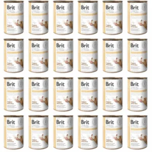 Comanda online BRIT Veterinary Diet Hepatic Turkey&Pea 24x400 g alimente pentru afectiuni hepatice la caini