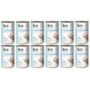 Comanda online BRIT Veterinary Diet Obesity Lamb&Pea pentru caini obezi 12x400 g hrana dietetica