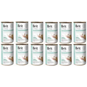 Comanda online BRIT Veterinary Diet Struvite Turkey&Pea afectiuni tract urinar 12x400 g hrana dietetica pentru caini