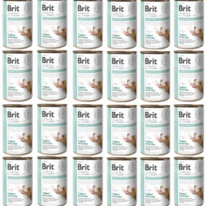 Comanda online BRIT Veterinary Diet Struvite Turkey&Pea pentru afectunile tractului urinar la caini 24x400 g