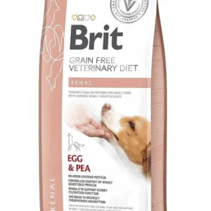 Comanda online BRIT Veterinary Diets Dog Renal Dieta veterinara pentru caini adulti cu insuficienta renala
