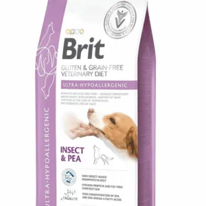 Comanda online BRIT Veterinary Diets Dog Ultra-Hypoallergenic 12 kg hrana caini cu afectiuni dermatologice si digestive