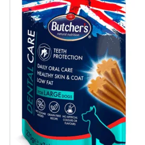 Comanda online BUTCHER'S Dental Care Recompense pentru caini de talie mare 270g