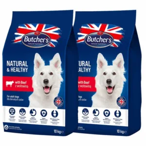 Comanda online BUTCHER'S Natural&Healthy hrana caini cu vita 20 kg (2 x 10 kg)