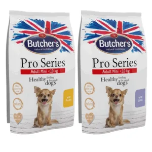Comanda online BUTCHER'S ProSeries Dog Dry Mix arome cu miel si pasare 2x800 g pentru caini
