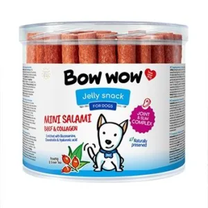 Comanda online Bow Wow Recompense pentru Caini Mini Salam cu Vita si Colagen