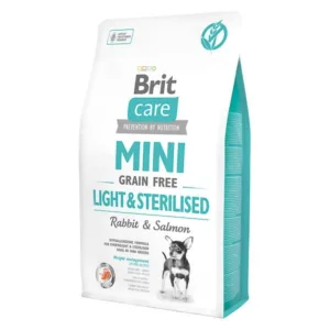 Comanda online Brit Care Mini Grain Free Light and Sterilised