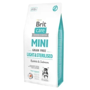 Comanda online Brit Care Mini Grain Free Light and Sterilised