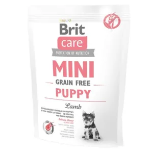 Comanda online Brit Care Mini Grain Free Puppy Lamb
