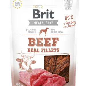 Comanda online Brit Dog Jerky Beef Fillets