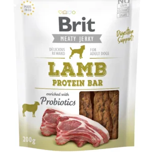 Comanda online Brit Dog Jerky Lamb Protein Bar
