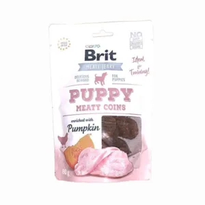 Comanda online Brit Jerky Snack Turkey Meaty Coins for Puppies