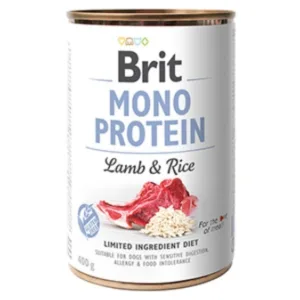 Comanda online Brit Mono Protein Lamb  Rice 400 g