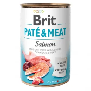 Comanda online Brit Pate and Meat Salmon 400 g