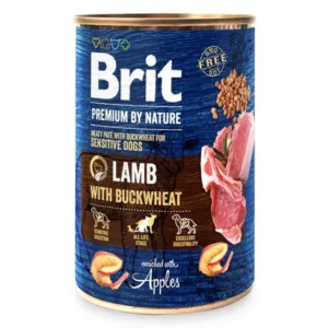 Comanda online Brit Premium by Nature Lamb with Buckwheat