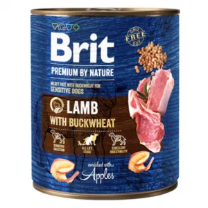 Comanda online Brit Premium by Nature Lamb with Buckwheat 800 g conserva