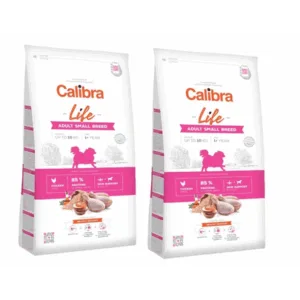 Comanda online CALIBRA Dog Life Adult Small Breed Chicken hrana uscata superpremium pentru caini adulti talie mica 12 kg (2 x 6 kg)