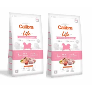 Comanda online CALIBRA Dog Life Junior Small Breed Chicken hrana uscata hipoalergenica superpremium pentru caini juniori de talie mica  12 kg (2 x 6 kg)