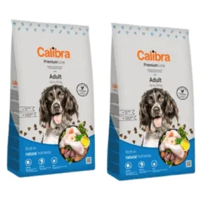 Comanda online CALIBRA Dog Premium Line Adult hrana uscata pentru caini adult 24 kg (2 x 12 kg)