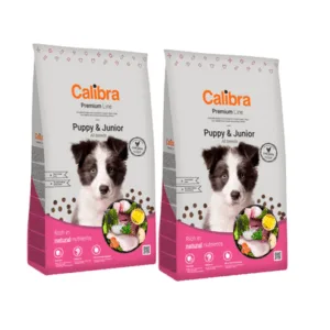 Comanda online CALIBRA Dog Premium Line Puppy&Junior hrana uscata completa pentru caini juniori si caini tineri  24 kg (2 x 12 kg)
