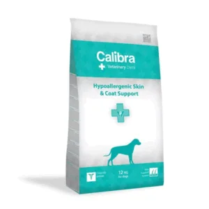 Comanda online CALIBRA Veterinary Diet Dog Hypoallergenic Skin&Coat Support 12 kg hrana dietetica pentru caini