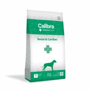Comanda online CALIBRA Veterinary Diet Dog Renal & Cardiac Dieta veterniara pentru caini cu probleme renale si tulburari cardiace 12 kg