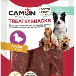 Comanda online CAMON Recompense câini Fâşii de carne de Raţă