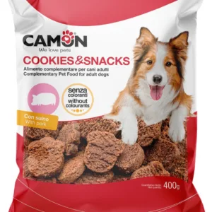 Comanda online CAMON Recompense pentru câini Biscuiţi cu Porc 400g