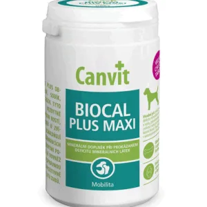Comanda online CANVIT Dog Biocal Plus Maxi 230g Supliment pentru caini