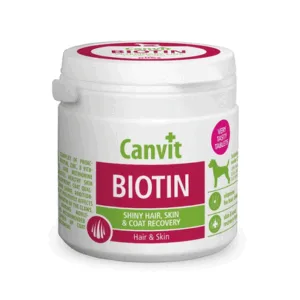 Comanda online CANVIT Dog Biotin 230g Supliment pentru piele si blana