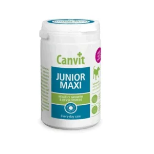 Comanda online CANVIT Dog Junior Maxi 230 g complex de vitamine pentru catei de talie mare