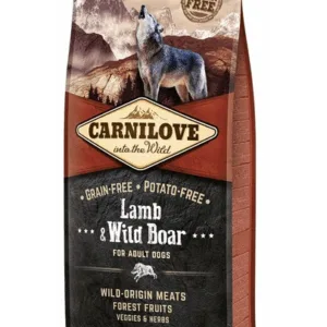 Comanda online CARNILOVE Lamb&Wild boar Adult Hrana uscata pentru caini adulti