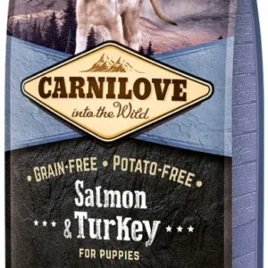 Comanda online CARNILOVE PUPPY Somon şi curcan