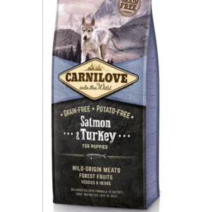 Comanda online CARNILOVE Puppy Salmon&Turkey Hrana uscata pentru catei de toate rasele