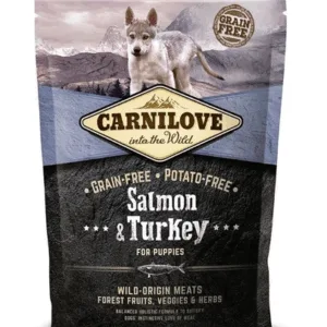 Comanda online CARNILOVE Puppy somon și curcan 1