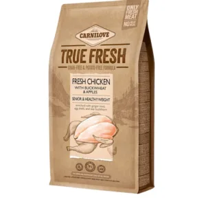 Comanda online CARNILOVE True Fresh Chicken pentru caini seniori 4 kg hrana uscata