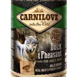 Comanda online CARNILOVE Wild Meat Duck&Pheasant rață și fazan 400 gr